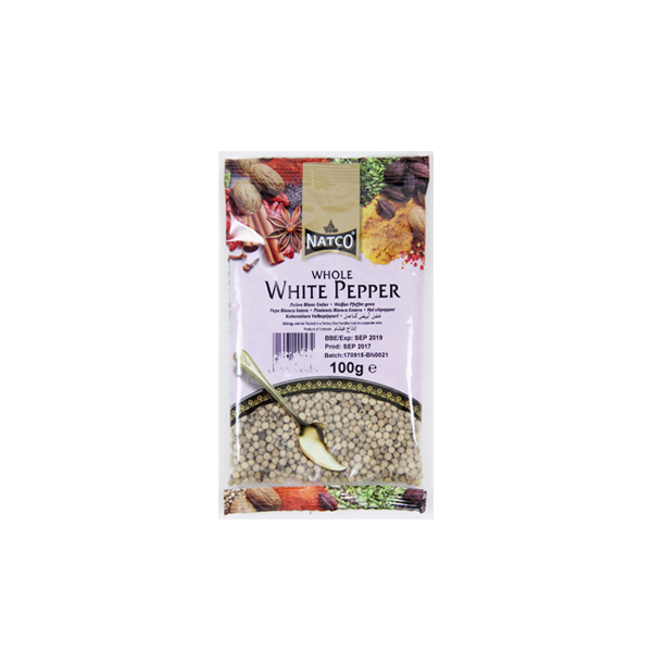WHITE PEPPER WHOLE 100G 