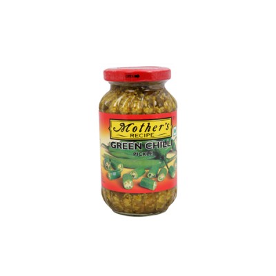 MOTHERS GREEN CHILLI PICKLE  400g 